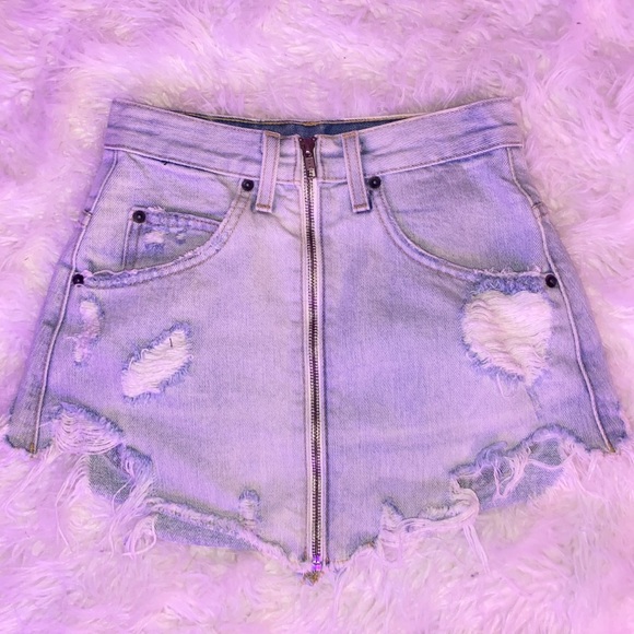 Carmar Denim Skirt - Picture 1 of 3